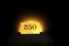 Numbered base etching on America 250 whiskey glass, limited edition collector's set